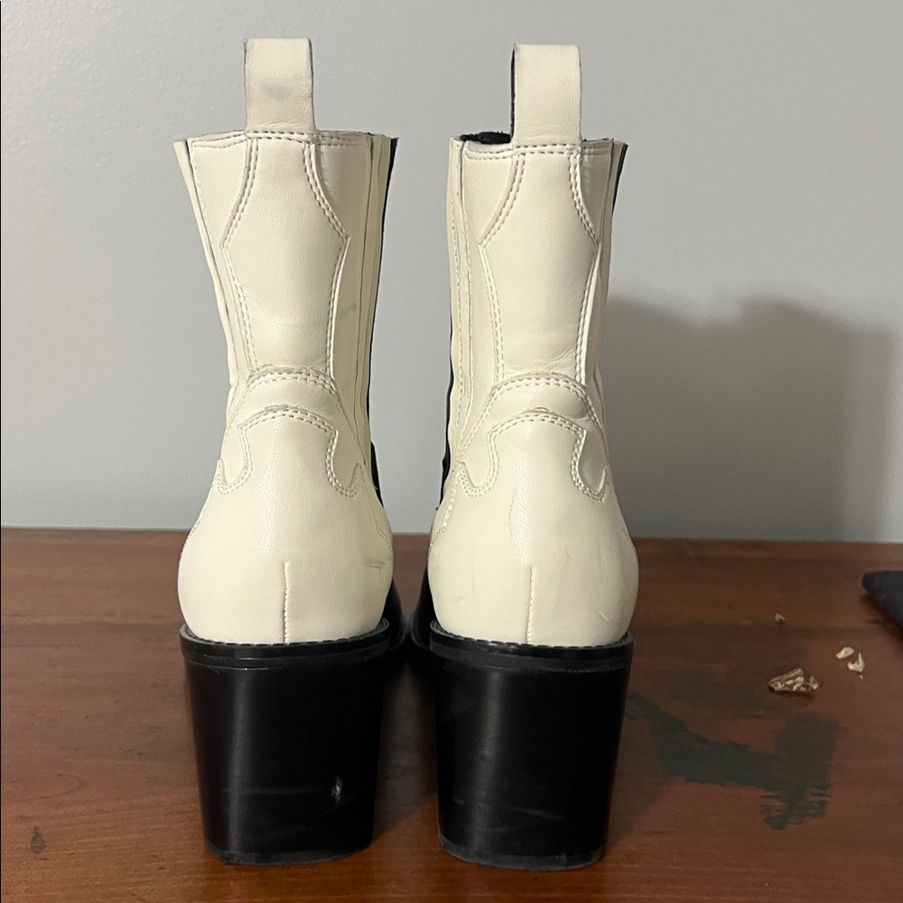 DOLCE VITA Jaklin Faux Leather Cowboy Boots - Picture 4 of 12